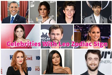 celebrities with leo zodiac sign.